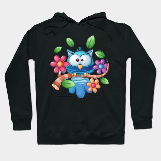 funny bird Hoodie by Nicki-Merch